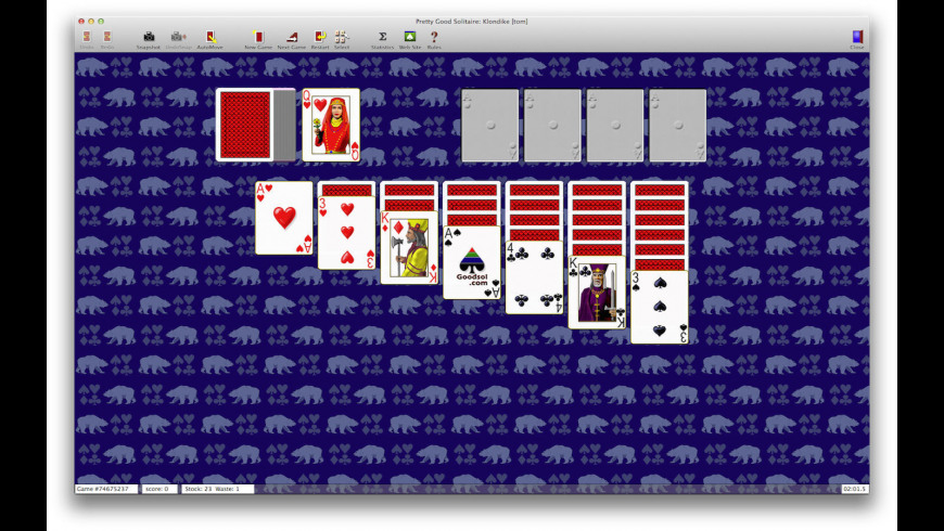 free solitaire download for mac os x 10.4