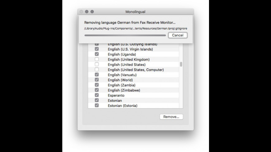 Download Monolingual for Mac 1.8.2 torrent